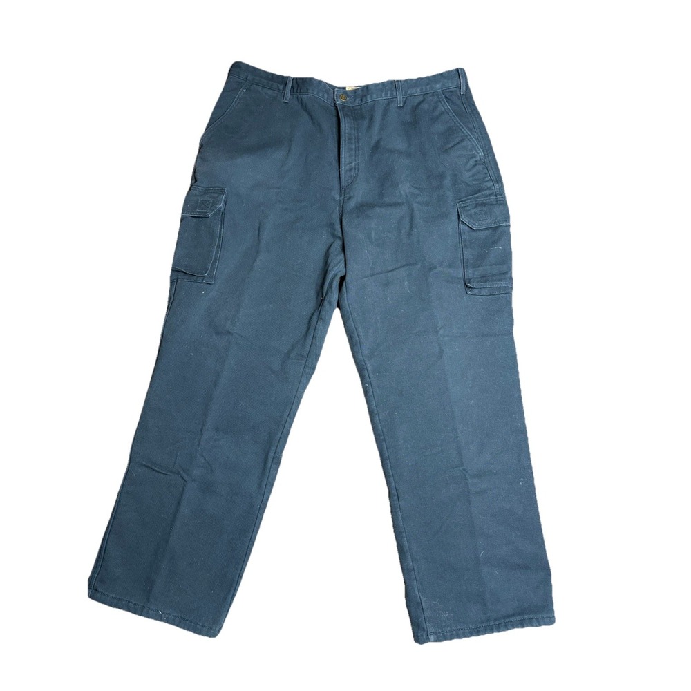 Wearguard Industrial Navy Blue Fleece Lined Cargo Pants Workwear 42 X 32"